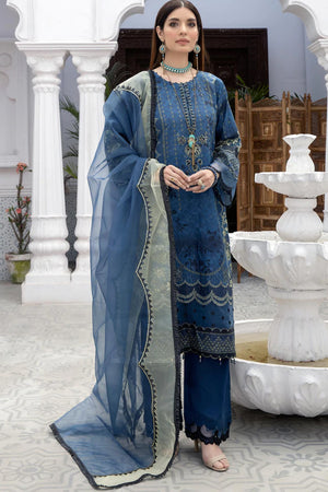Digital printed Chikankari  3PC
