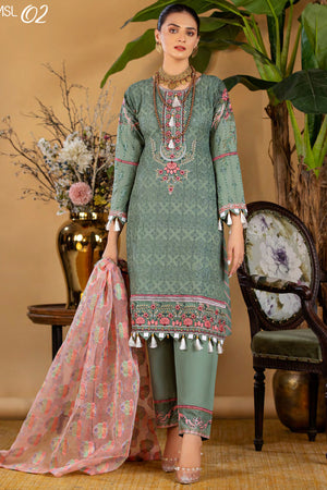 Lubnas Shiffly Linen 3PC